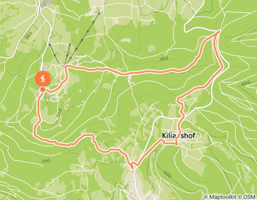 Karte der Tour