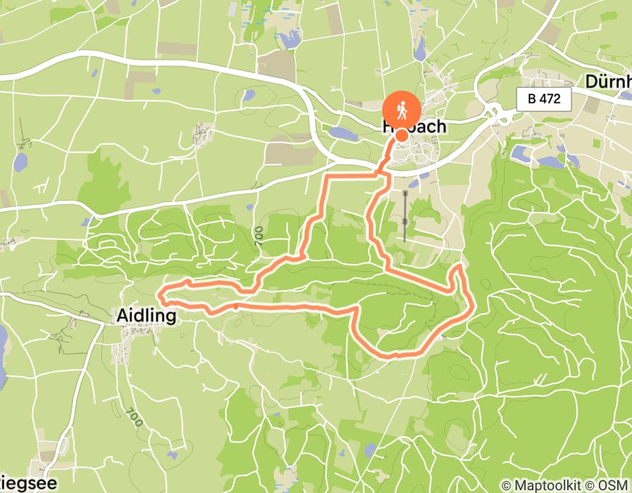 Karte der Tour
