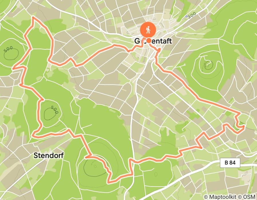 Karte der Tour
