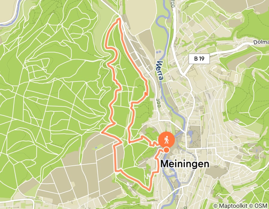 Karte der Tour