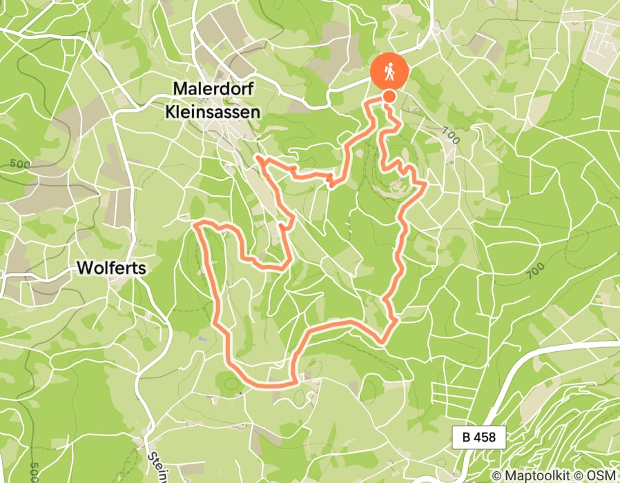 Karte der Tour