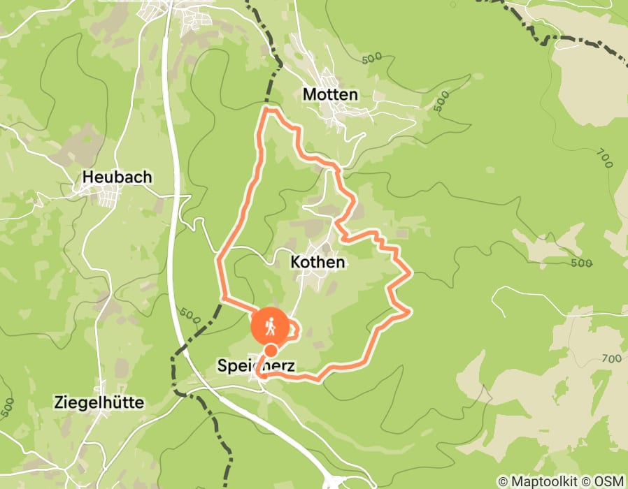 Karte der Tour