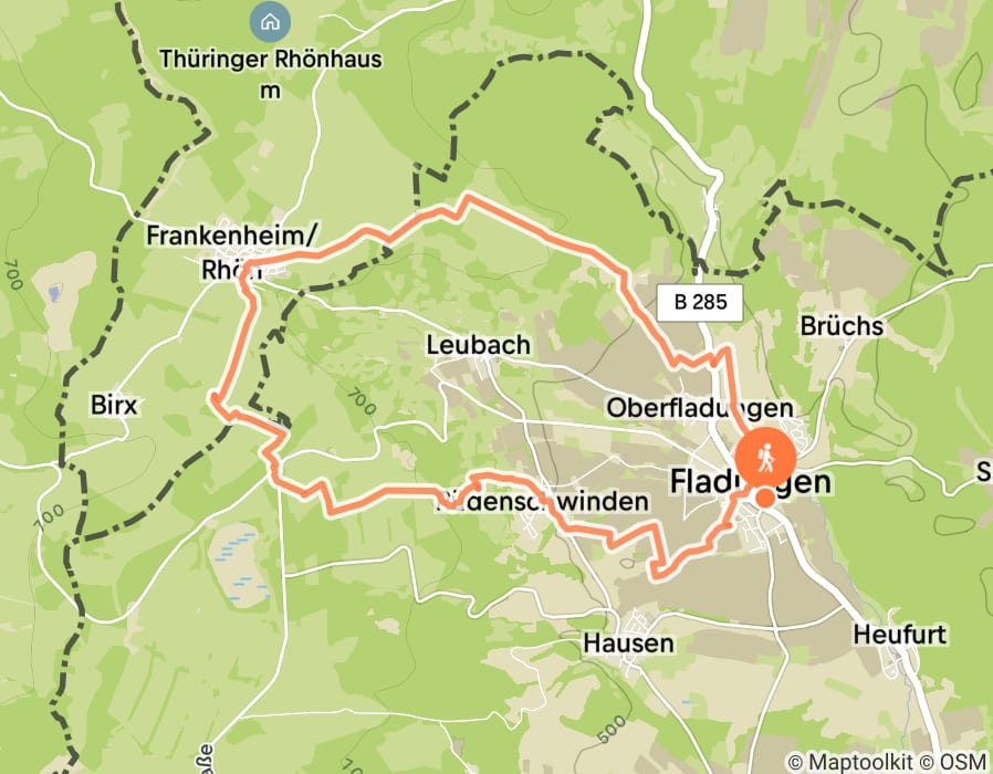 Karte der Tour