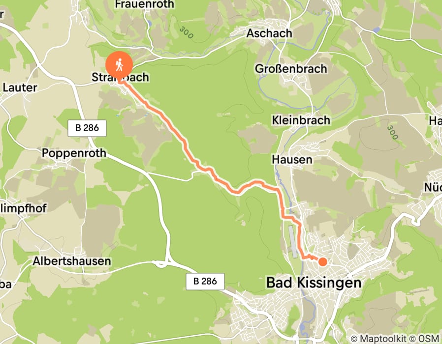 Karte der Tour