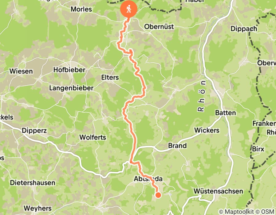 Karte der Tour