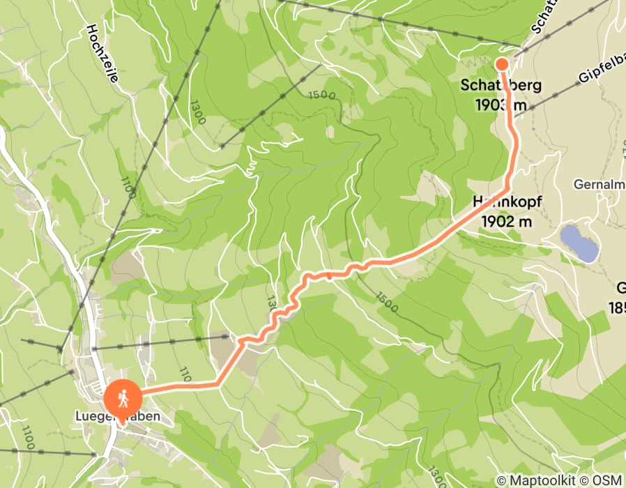 Karte der Tour