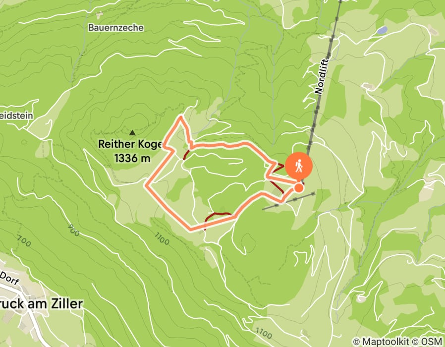 Karte der Tour