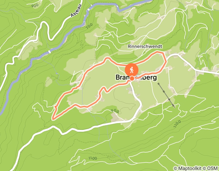 Karte der Tour