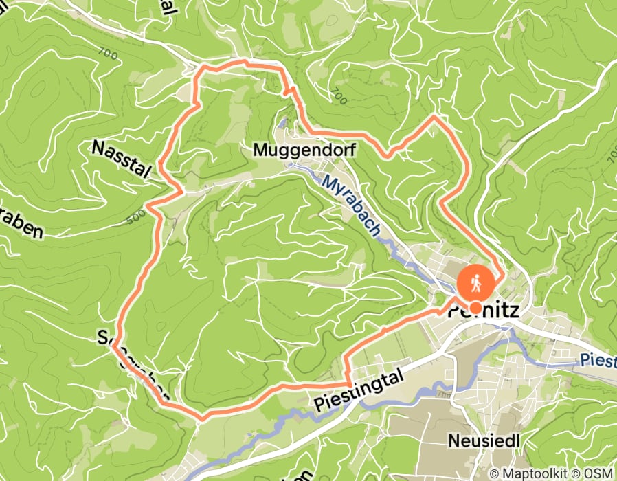 Karte der Tour