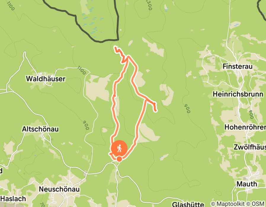 Karte der Tour