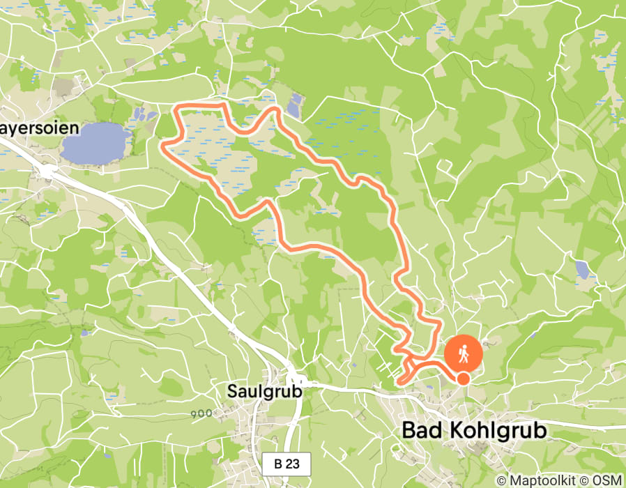 Karte der Tour
