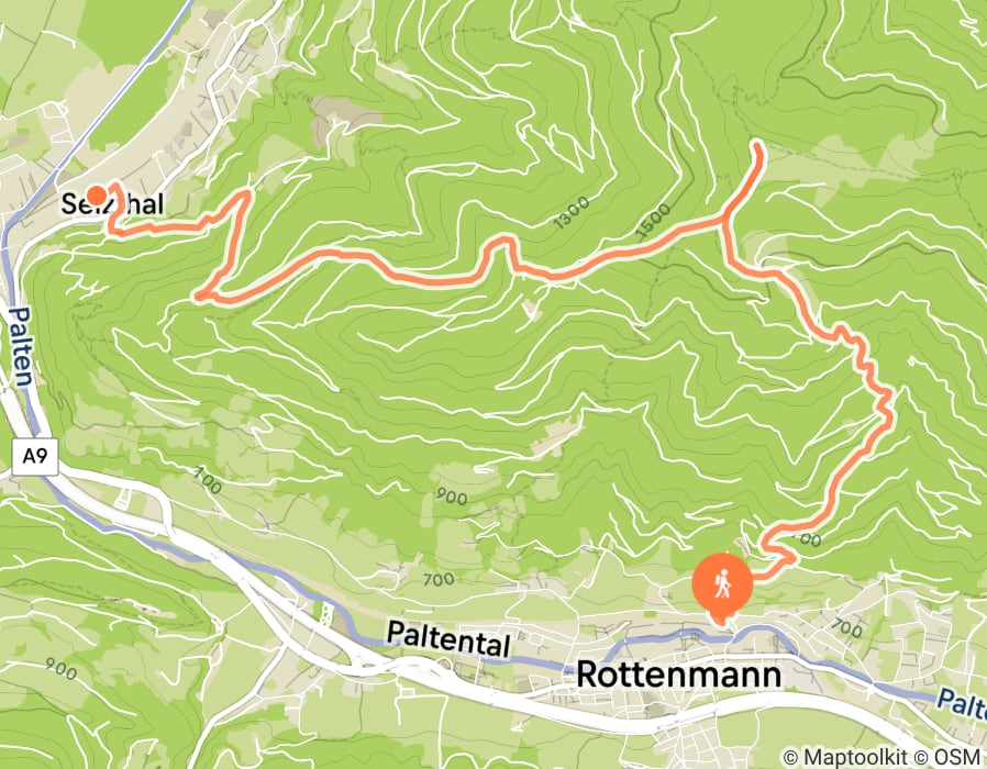 Karte der Tour