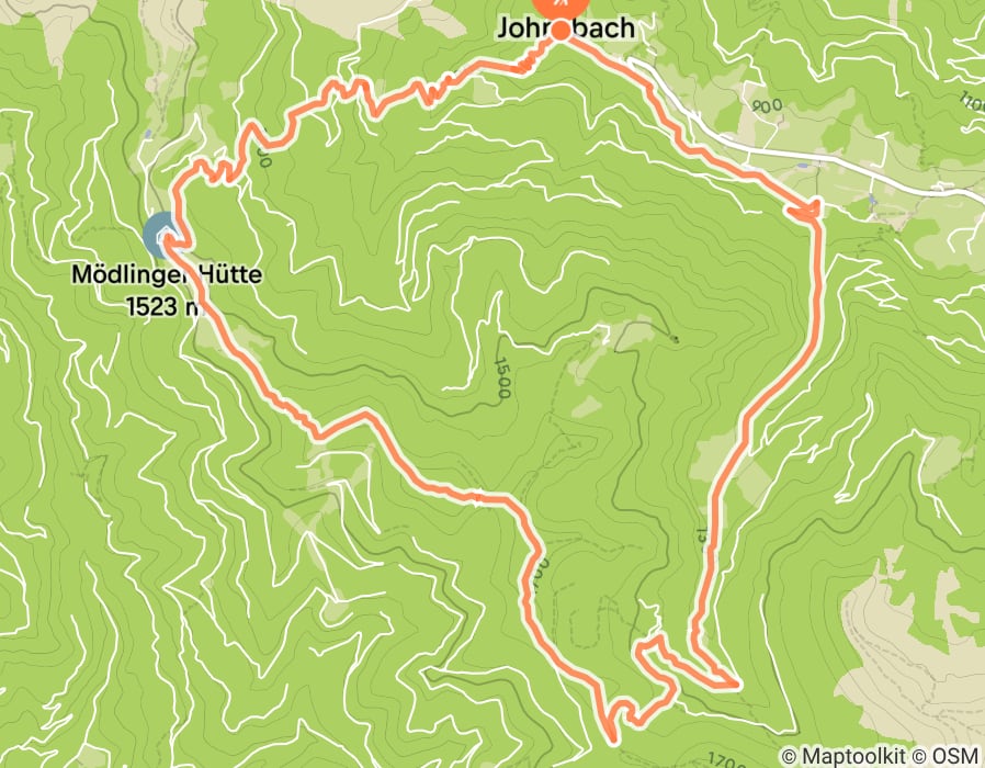 Karte der Tour