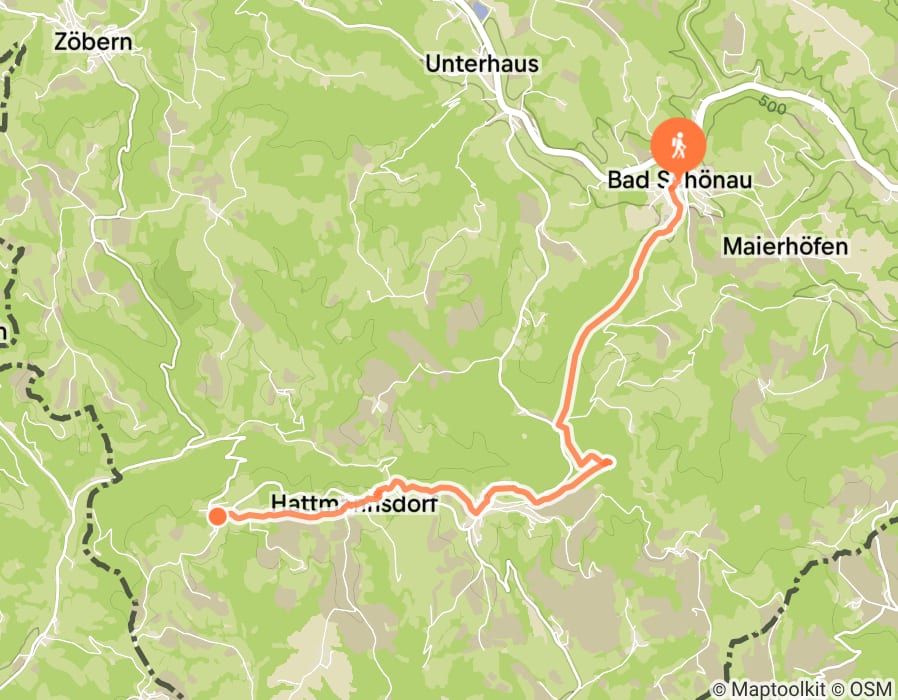 Karte der Tour