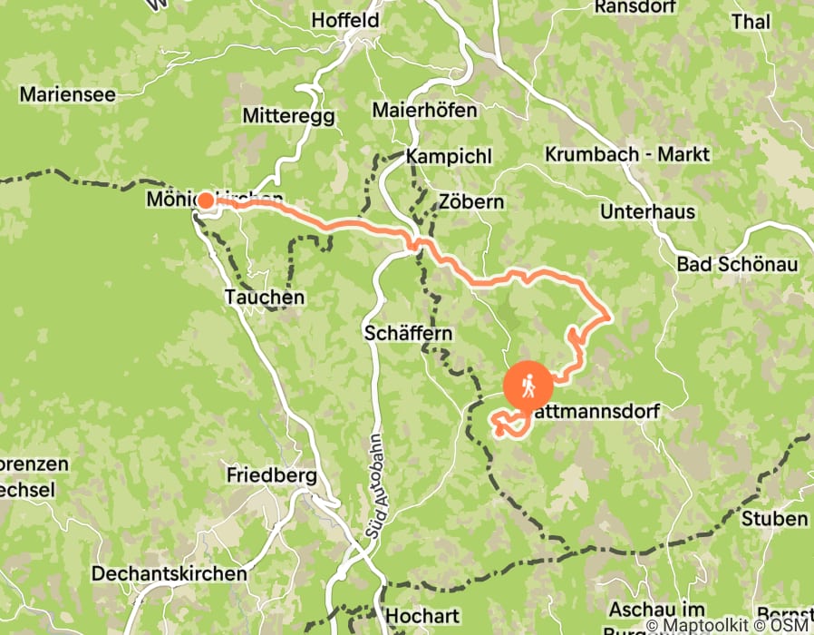 Karte der Tour