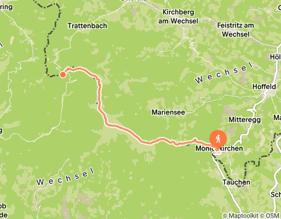 Karte der Tour