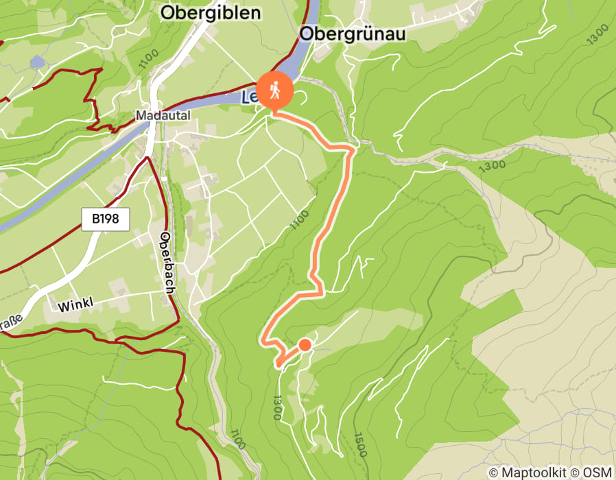 Karte der Tour