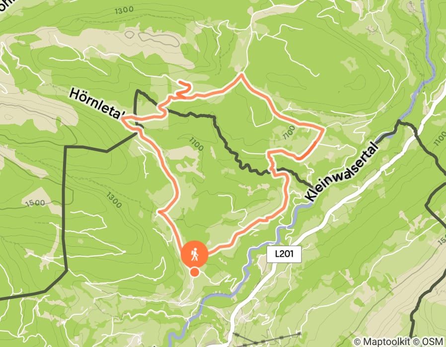 Karte der Tour