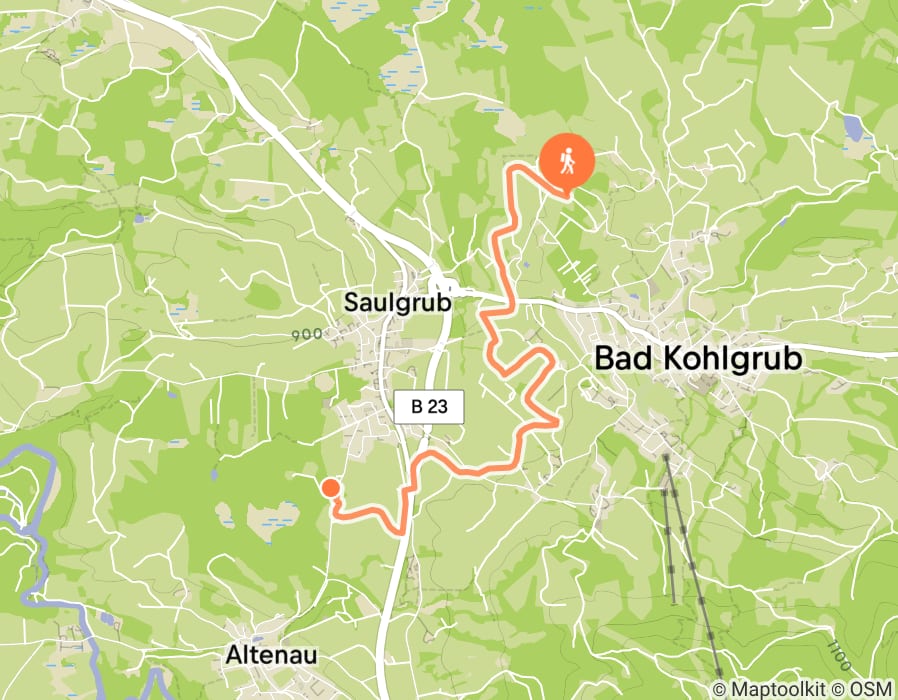 Karte der Tour