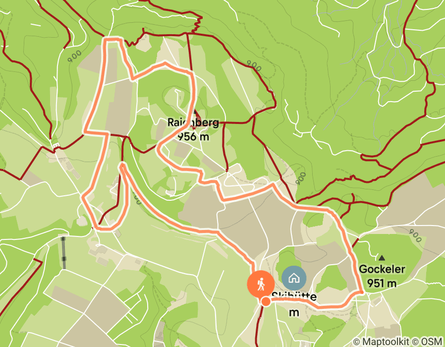 Karte der Tour
