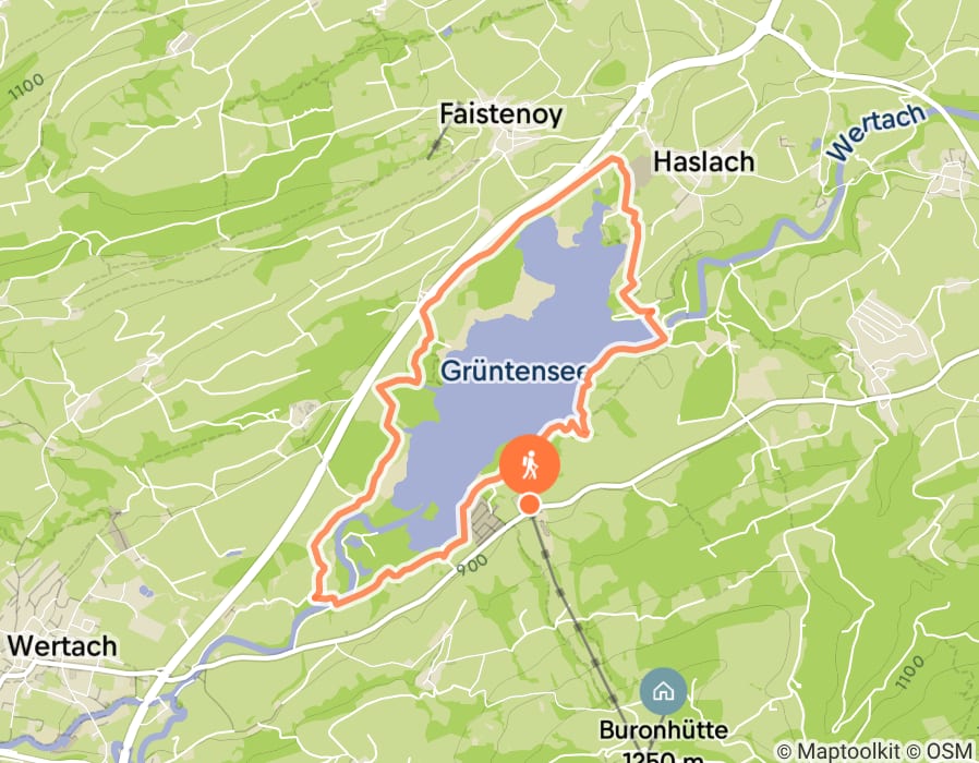 Karte der Tour
