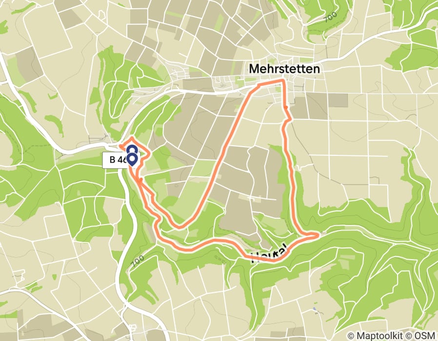 Karte der Tour