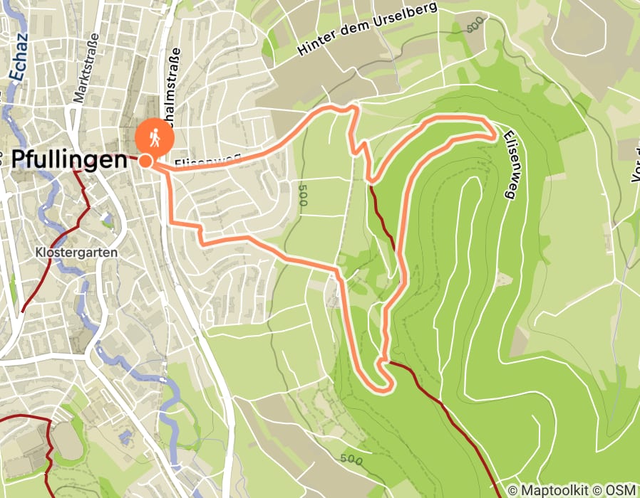 Karte der Tour