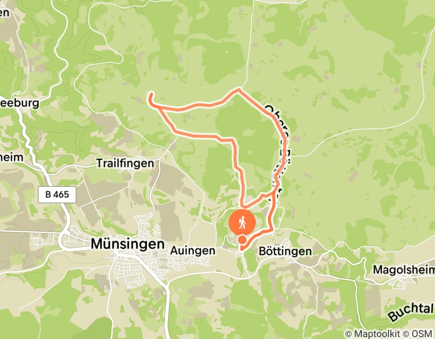 Karte der Tour