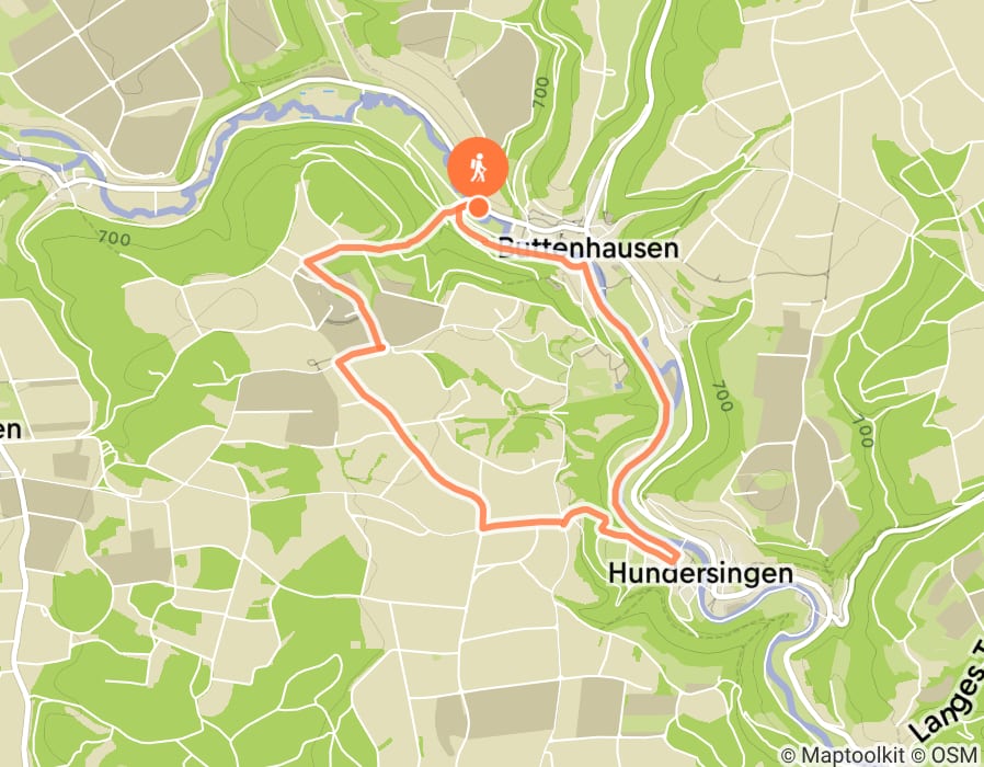 Karte der Tour