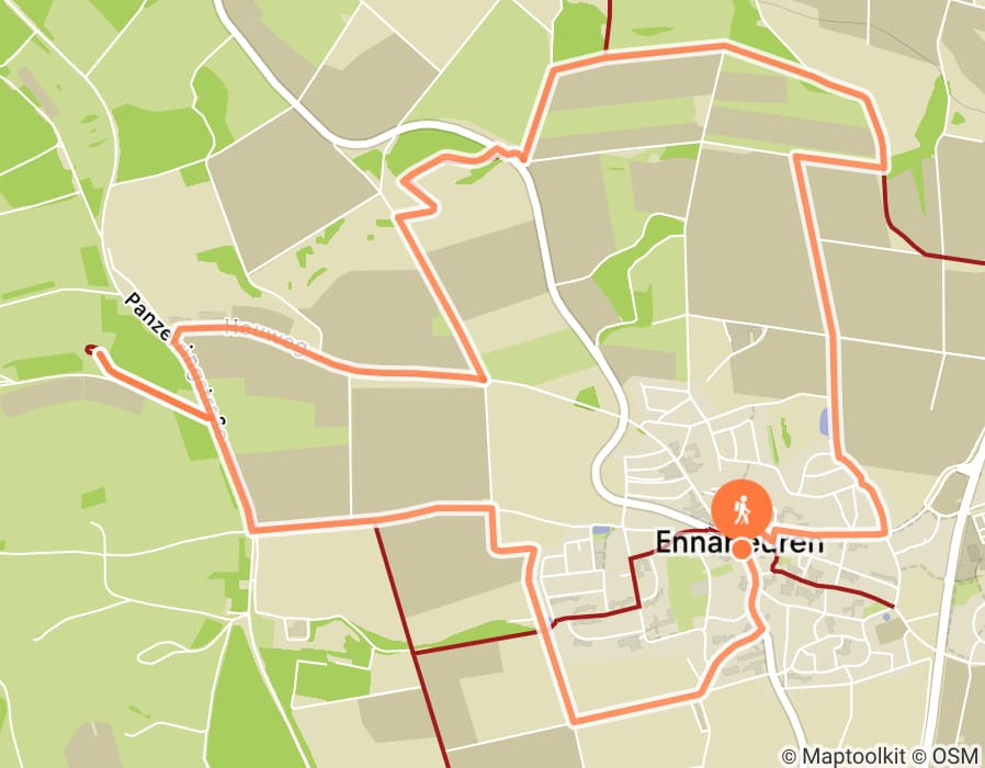 Karte der Tour