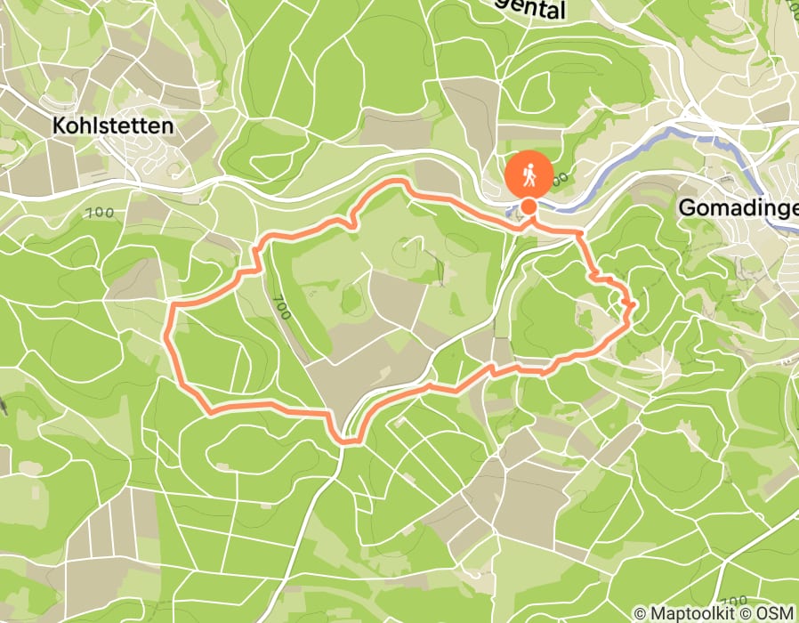 Karte der Tour