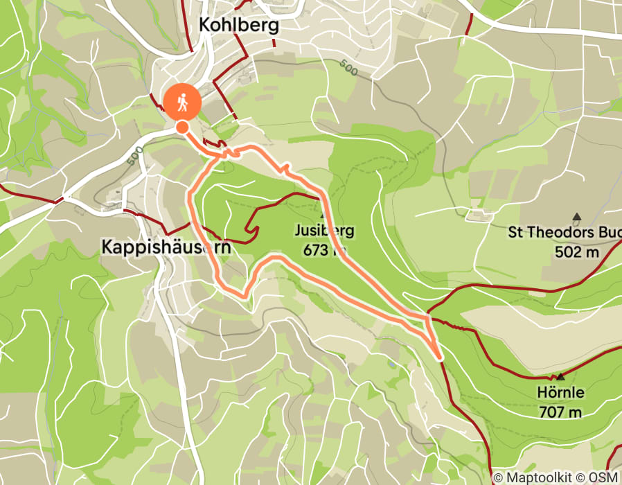 Karte der Tour