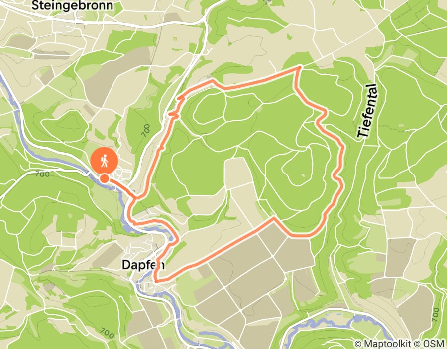 Karte der Tour