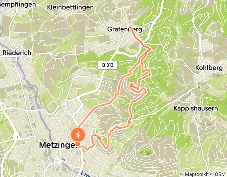 Karte der Tour