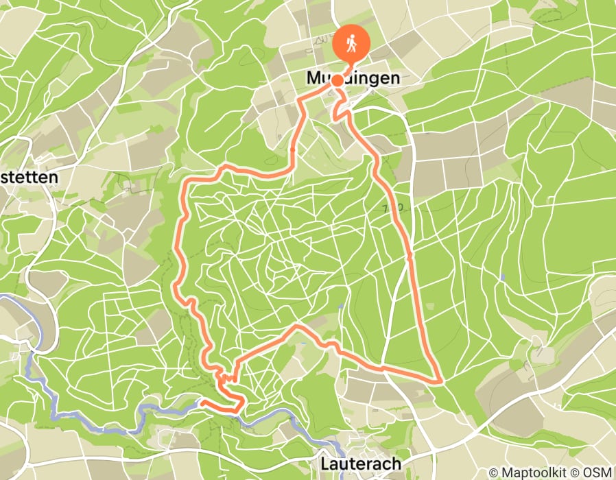 Karte der Tour