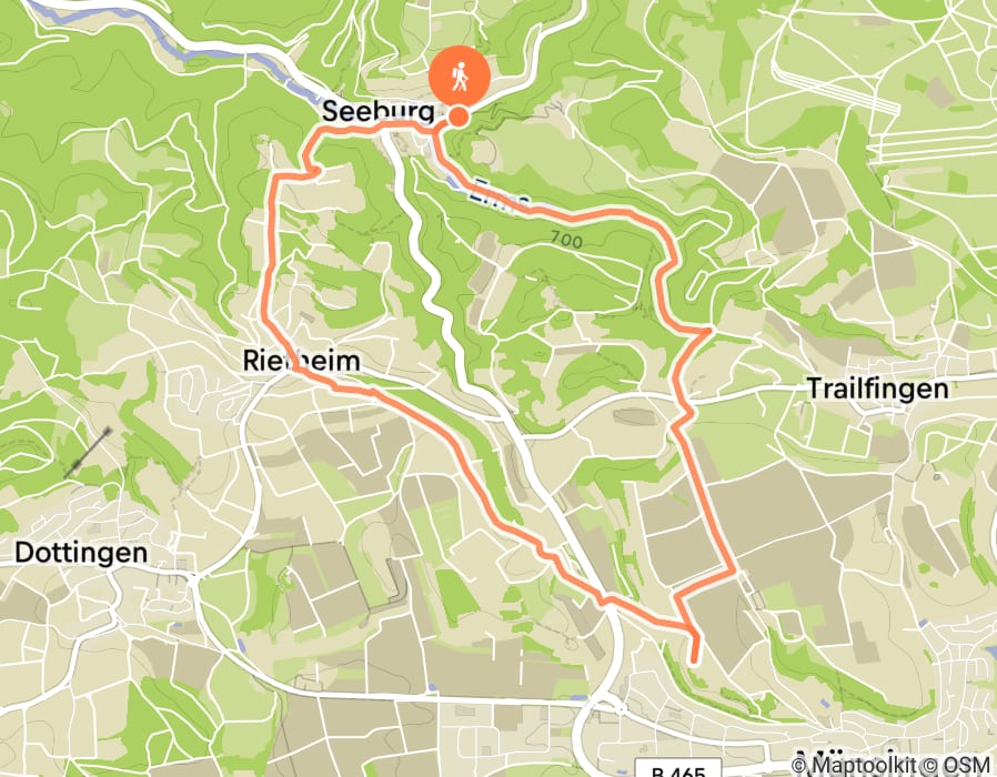 Karte der Tour
