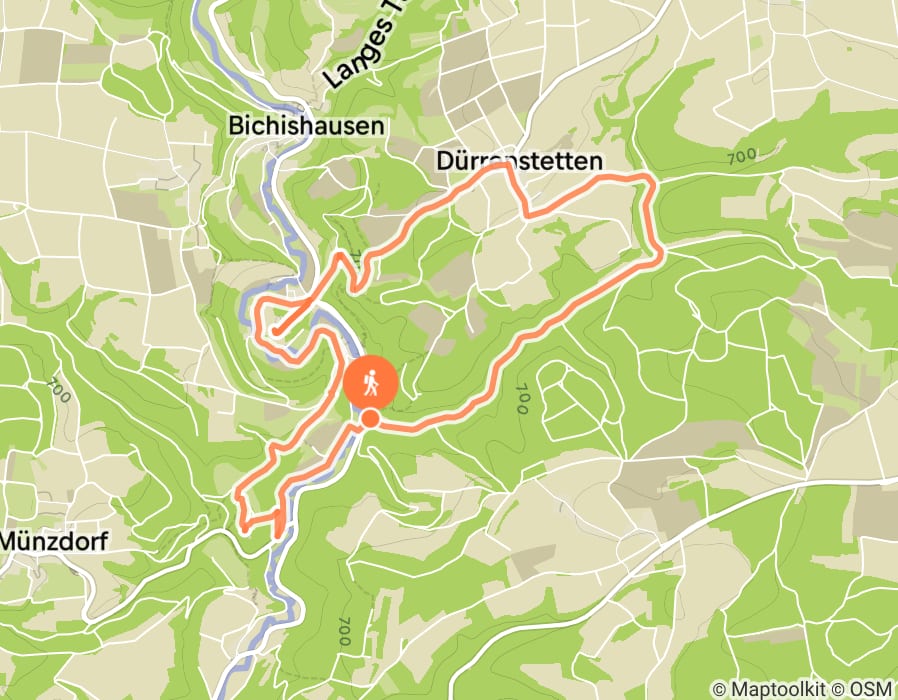 Karte der Tour
